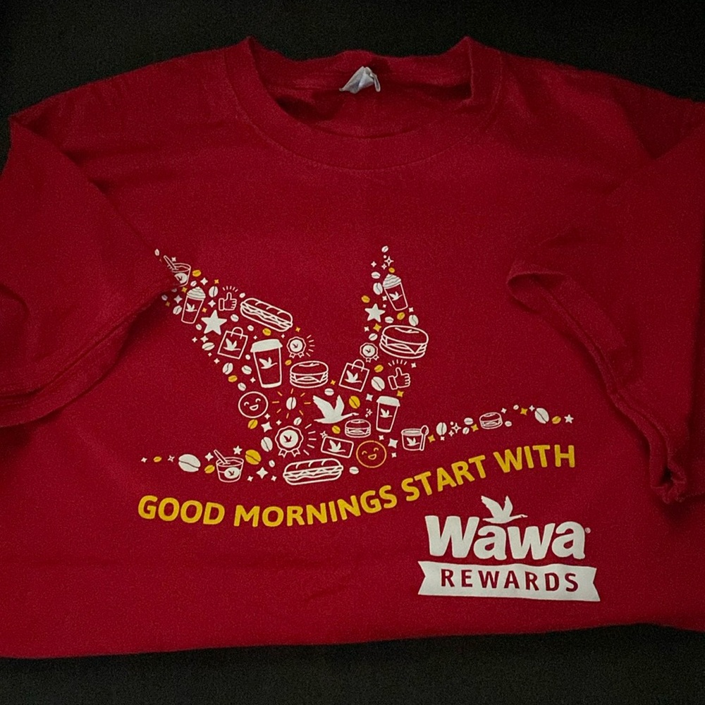 Wawa t shirt red L